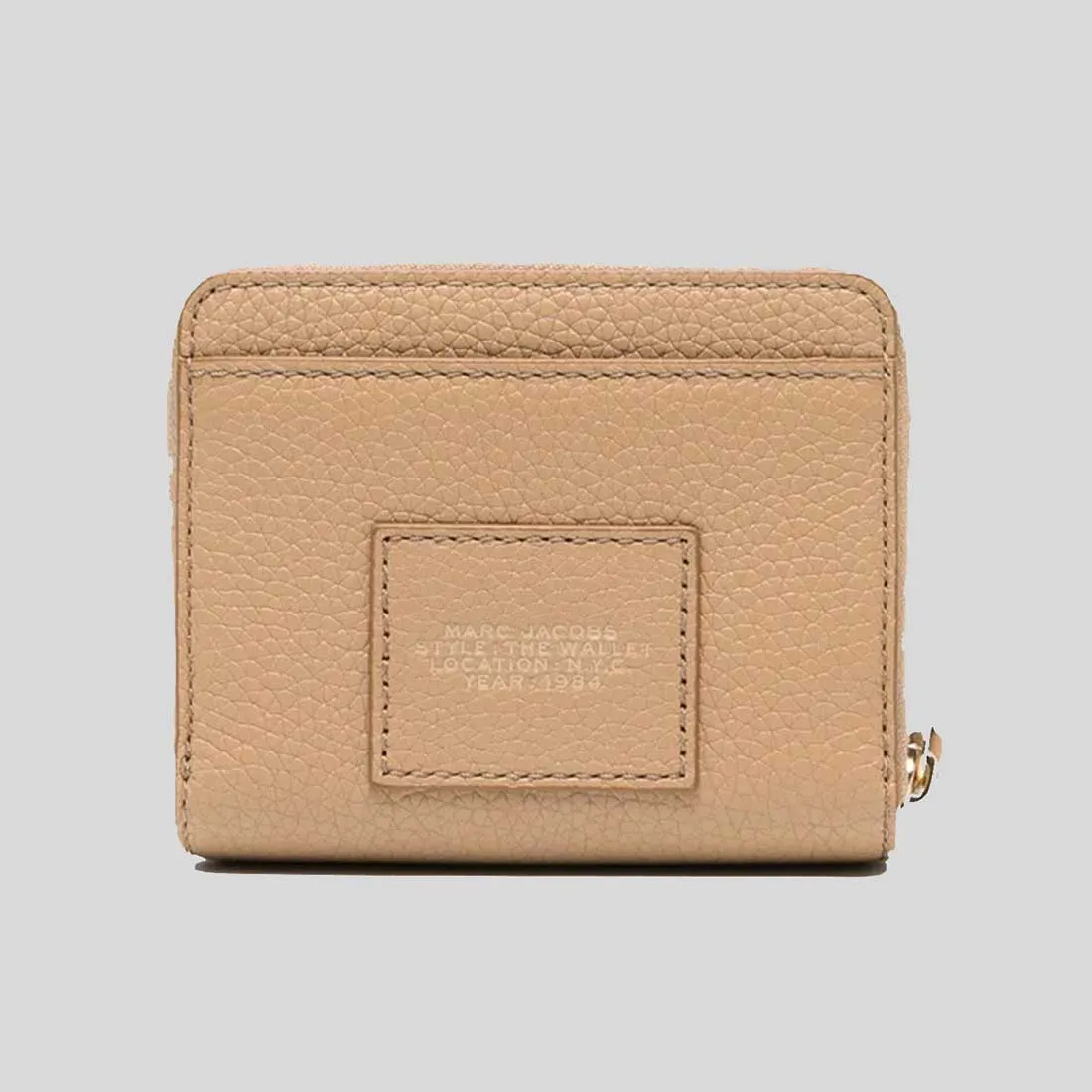 MARC JACOBS The Leather Mini Compact Wallet Camel RB-2R3SMP044S10
