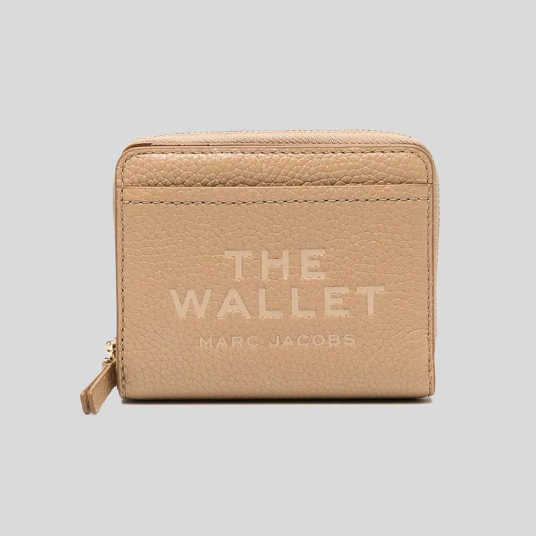 MARC JACOBS The Leather Mini Compact Wallet Camel RB-2R3SMP044S10