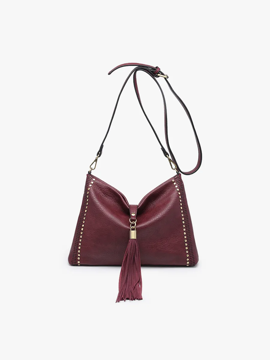 Marie Crossbody with Grommet Details