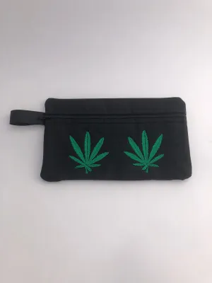 Marijuana Embroidered Medium Bag | stitchywoman.net