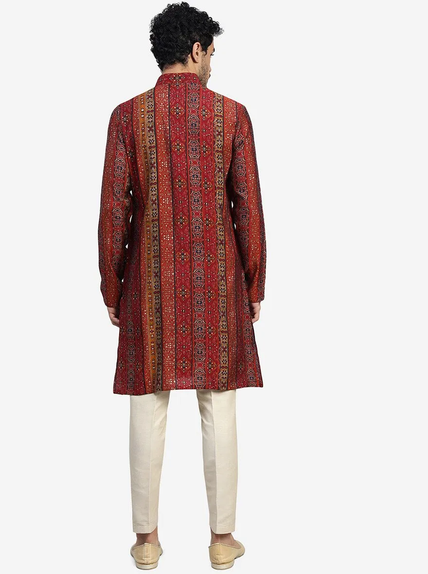 Maroon Kurta | The Kurta Company