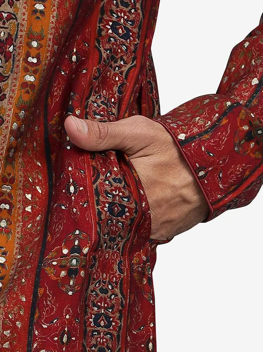 Maroon Kurta | The Kurta Company