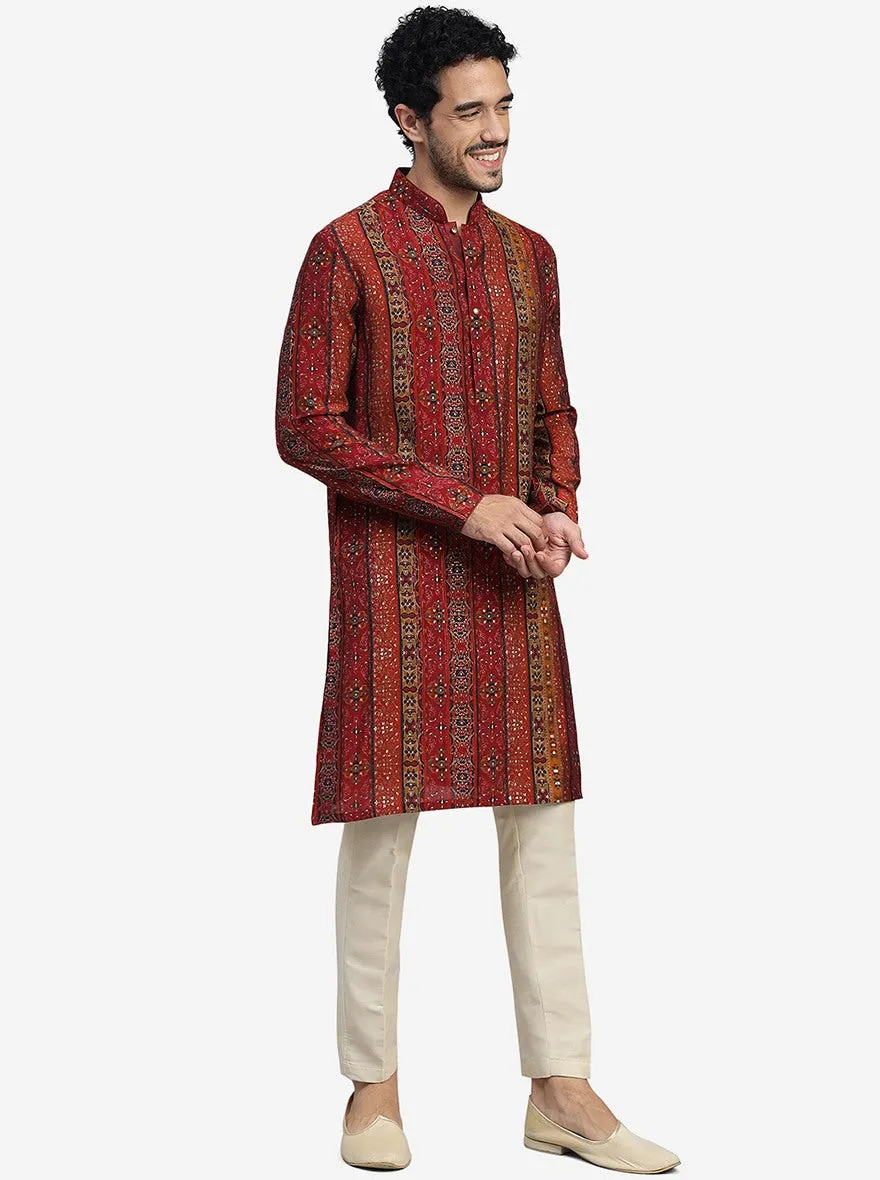 Maroon Kurta | The Kurta Company