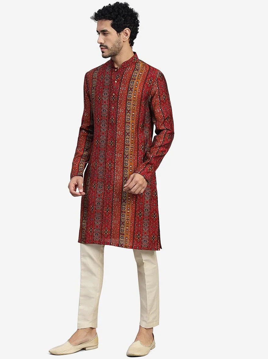 Maroon Kurta | The Kurta Company