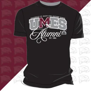 Maryland Eastern Shore | UMES | FANCY ALUMNI Black Unisex Tees -DK-