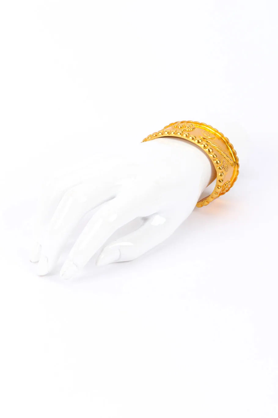 Matte Sculpted Cuff Bracelet