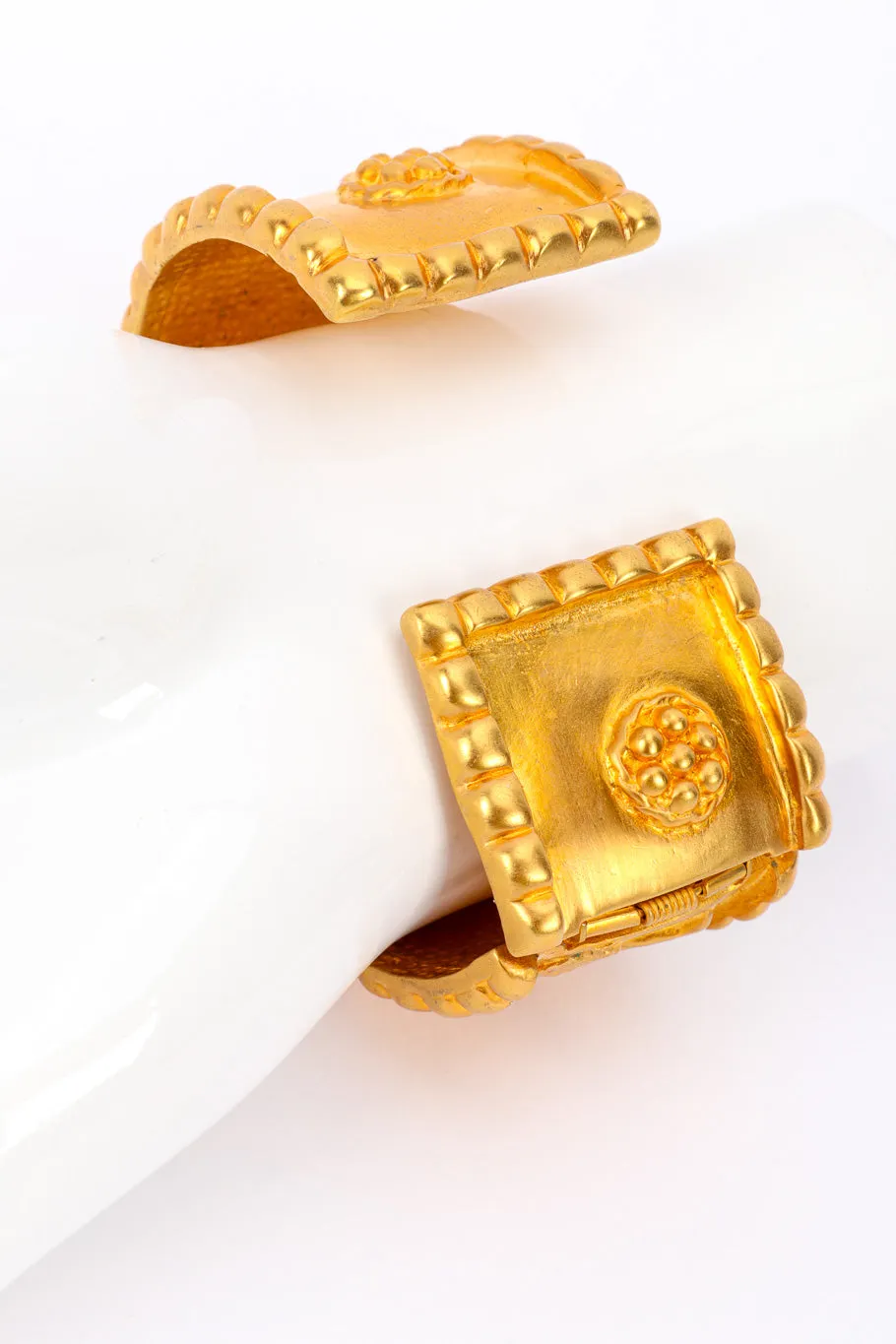 Matte Sculpted Cuff Bracelet