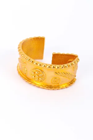 Matte Sculpted Cuff Bracelet