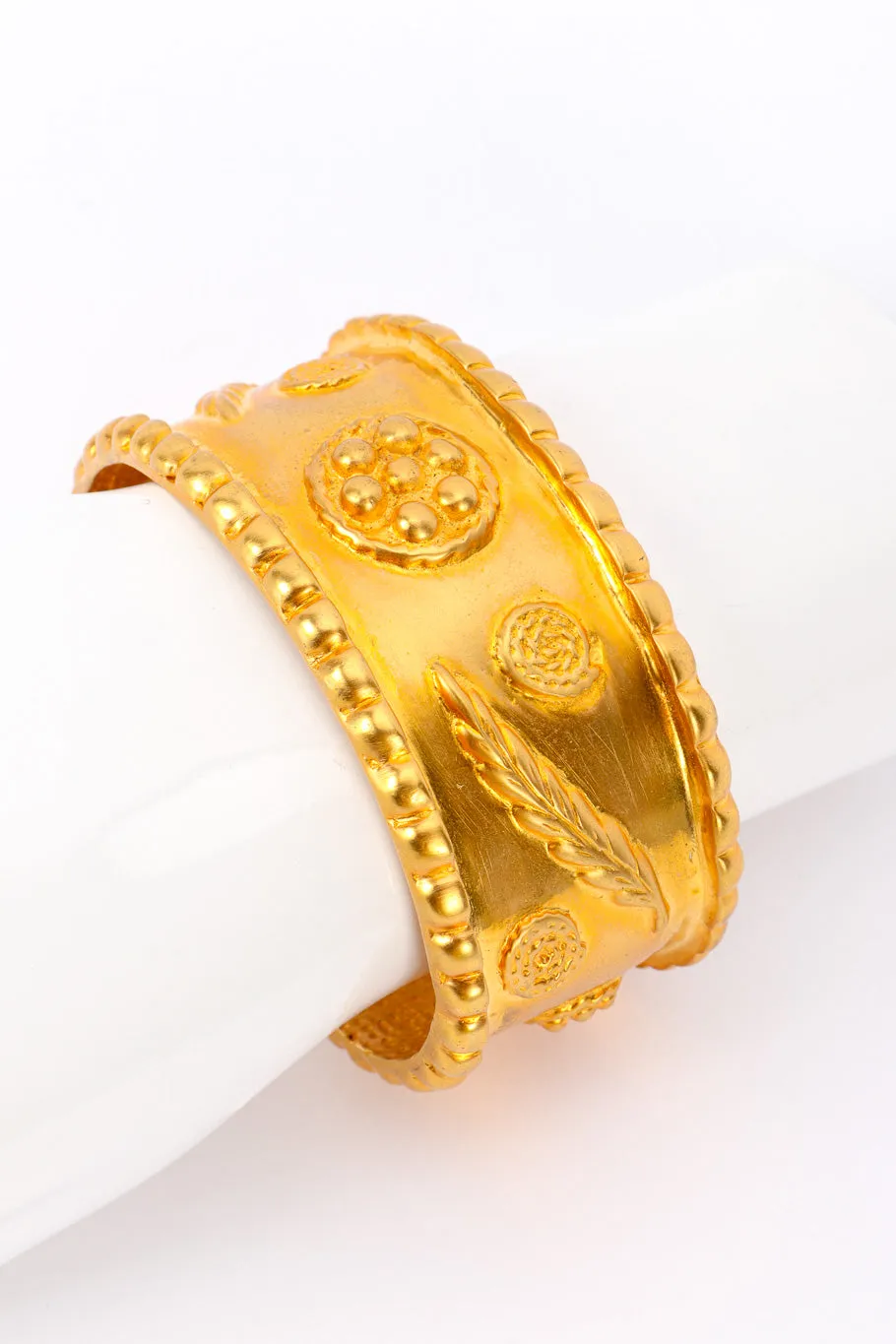 Matte Sculpted Cuff Bracelet
