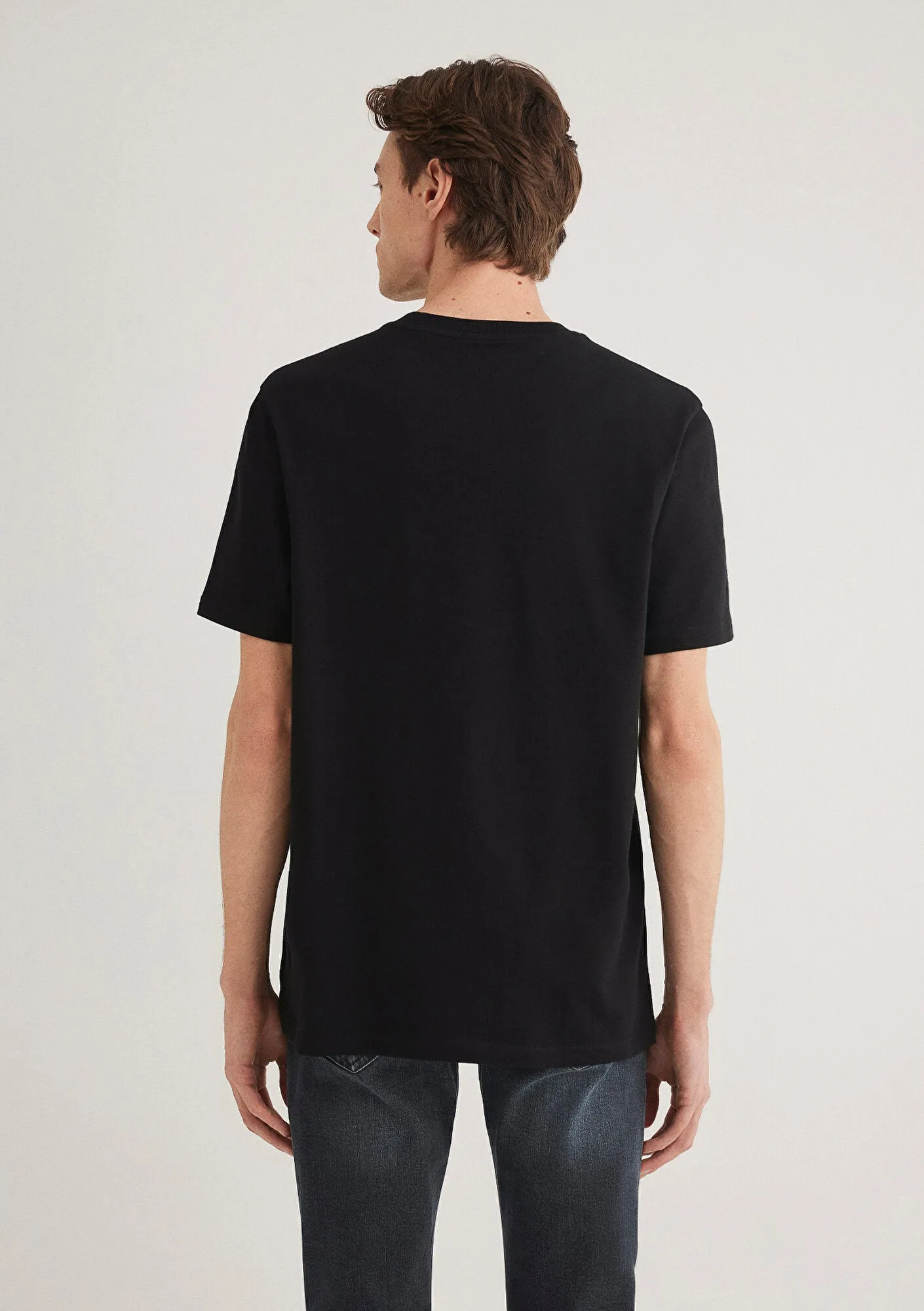 Mavi Pro Logo Printed Black T-Shirt