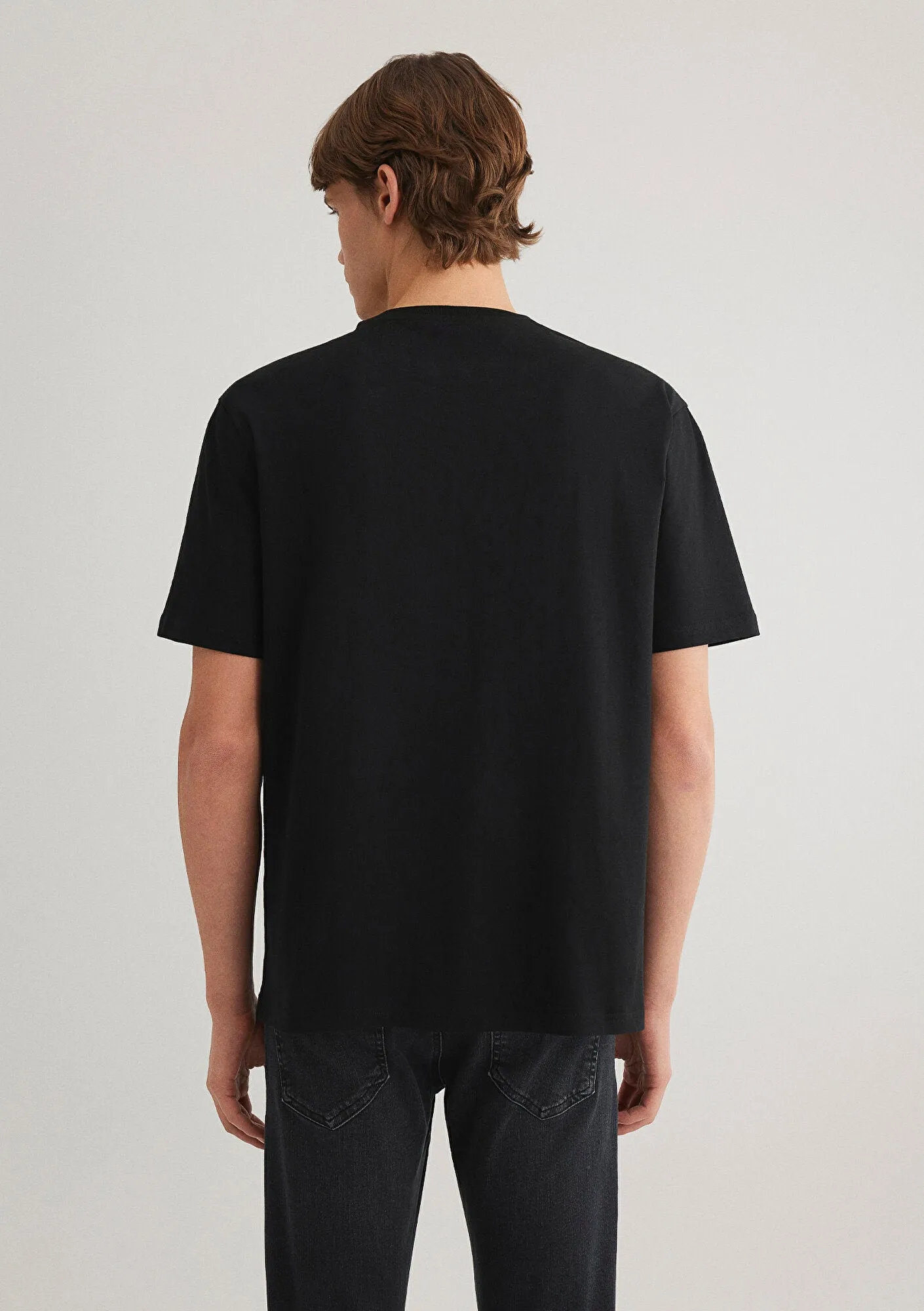 Mavi Pro Logo Printed Black T-Shirt