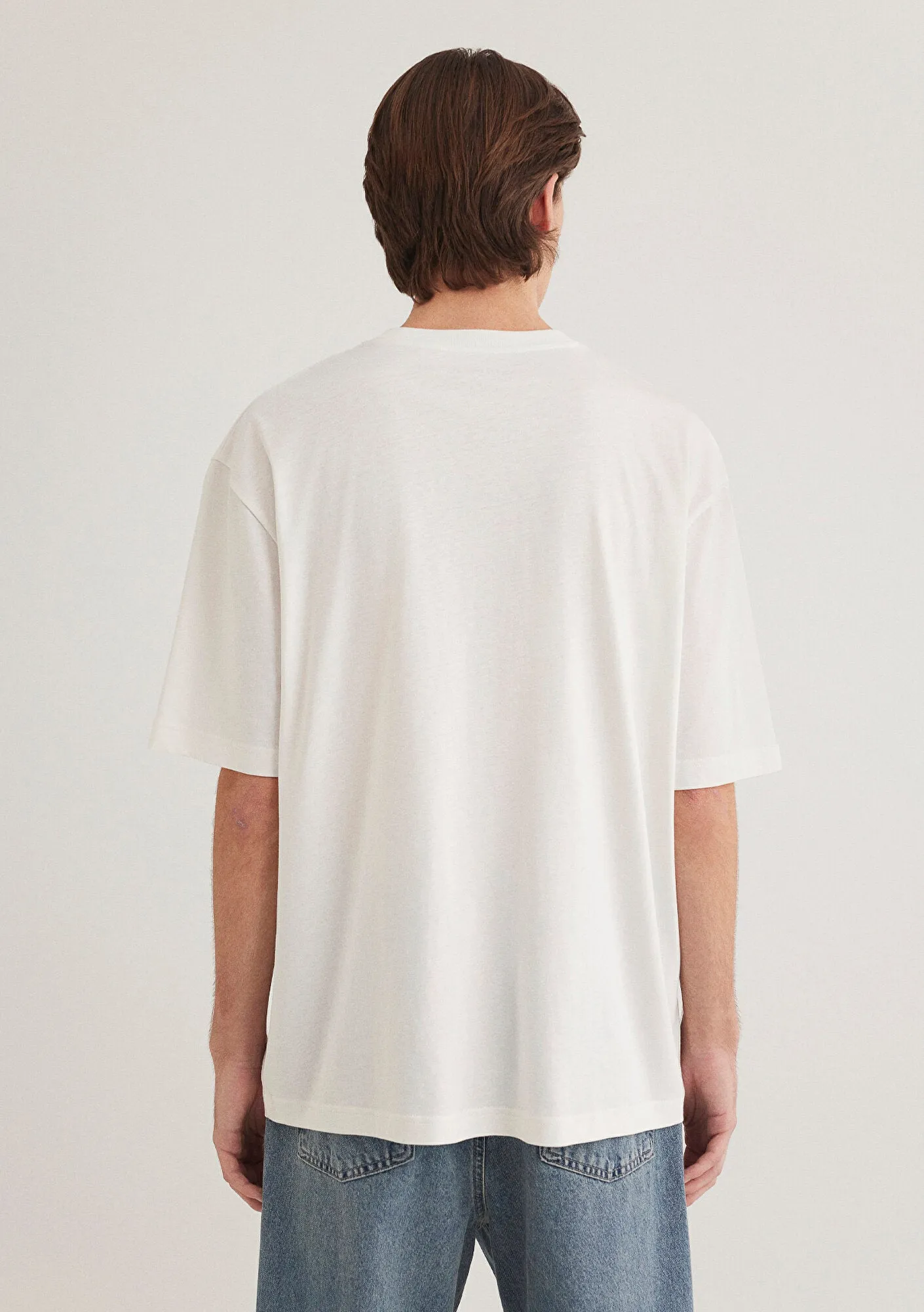 Mavi Pro Printed Ecru T-Shirt
