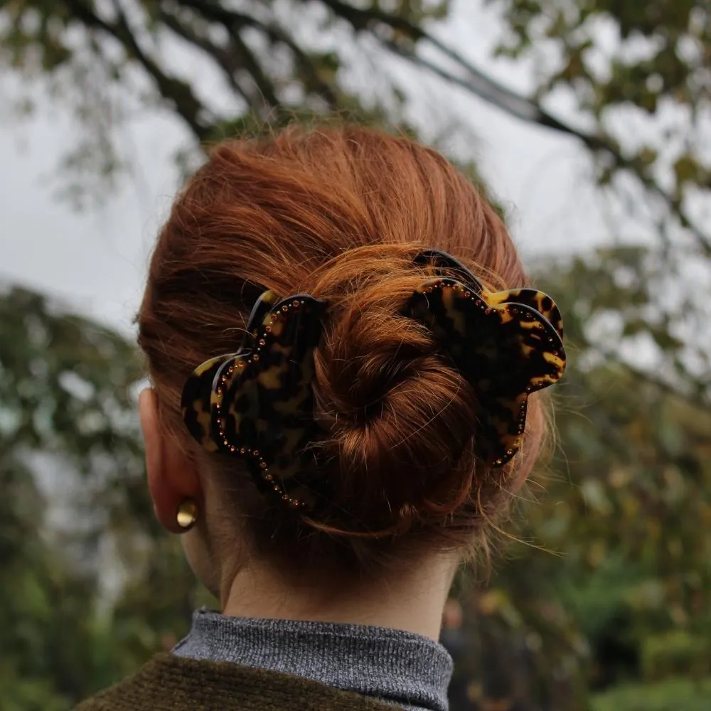 Medium Crystal Hair Claw Clip