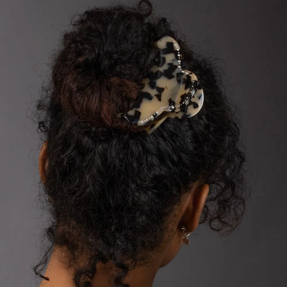Medium Crystal Hair Claw Clip