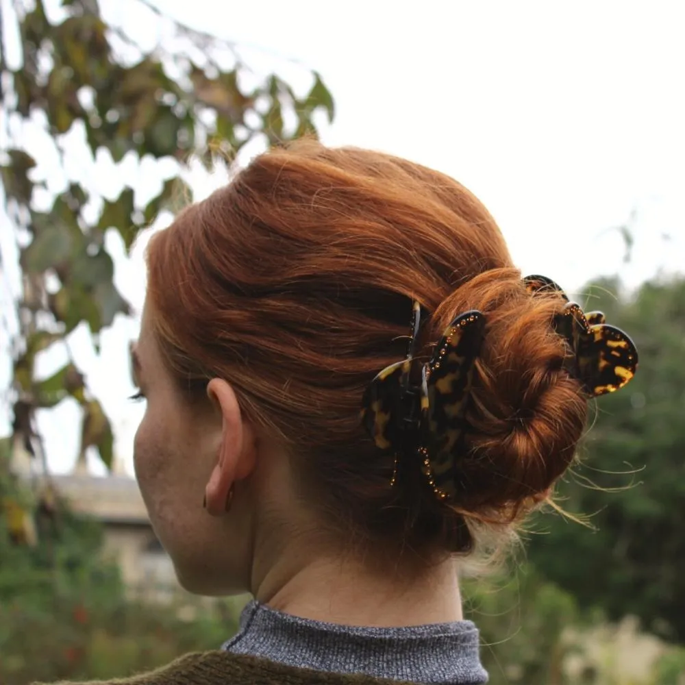Medium Crystal Hair Claw Clip