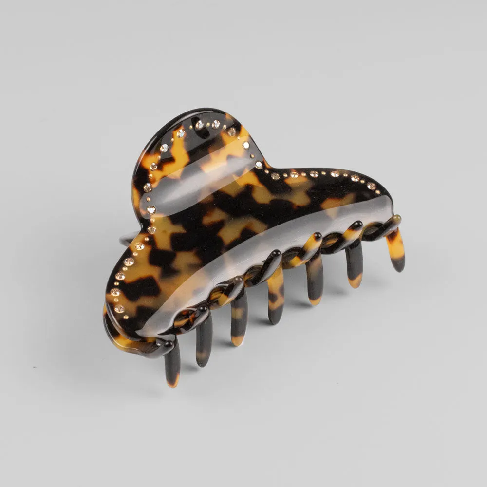 Medium Crystal Hair Claw Clip