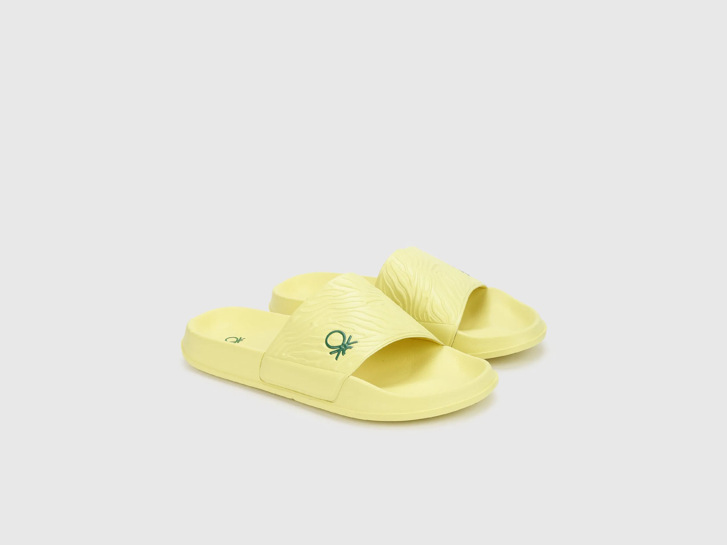 Men Self Design Slip-On Sliders