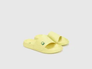 Men Self Design Slip-On Sliders