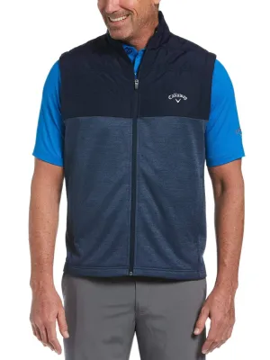 Mens Mixed Texture Quilted Vest