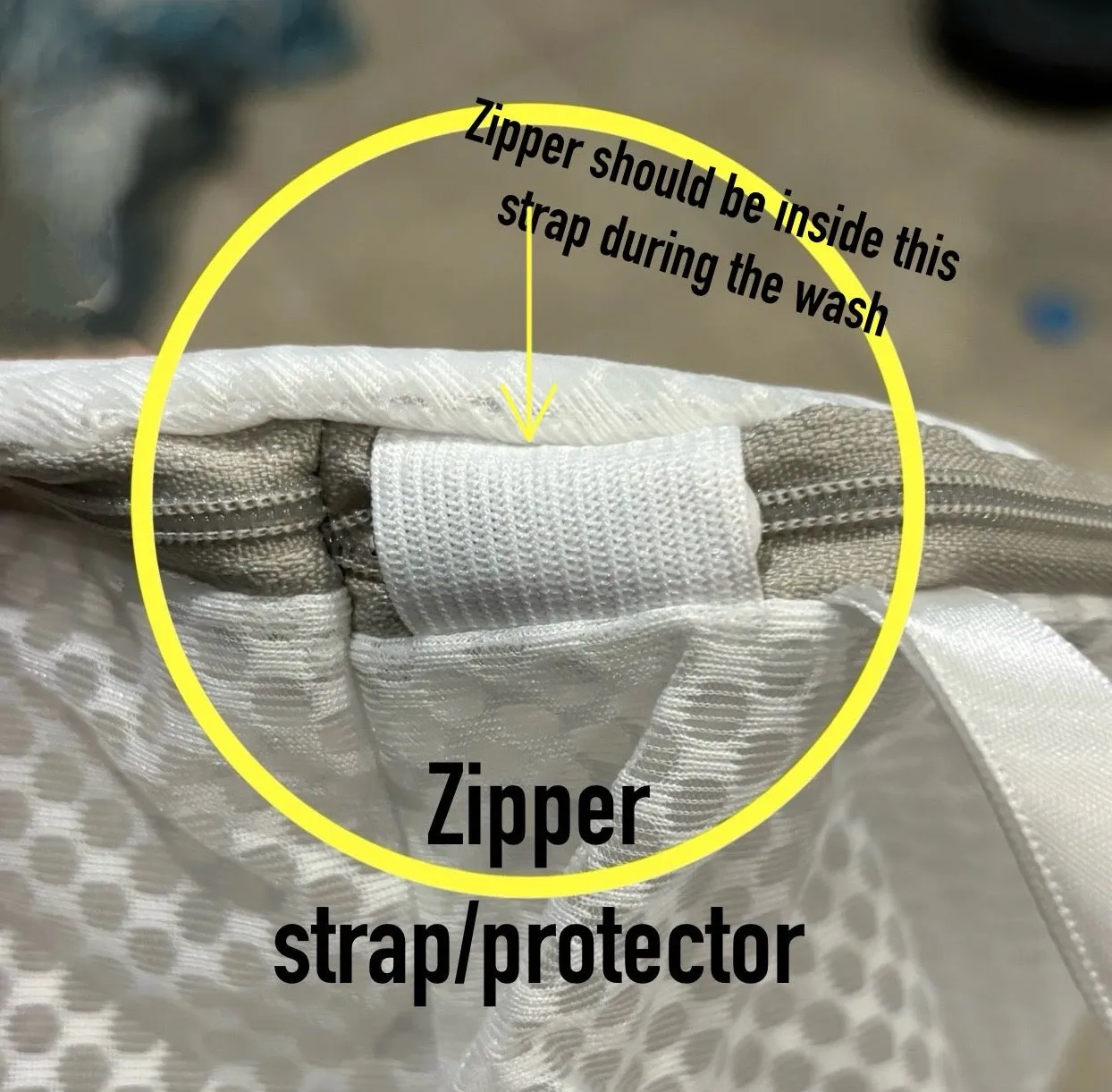 Mesh Round Laundry Bag- for scrunchies & small accessories