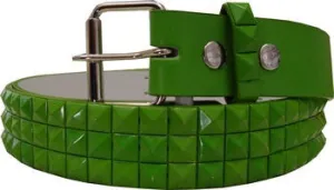 Metal Studded Green Belt