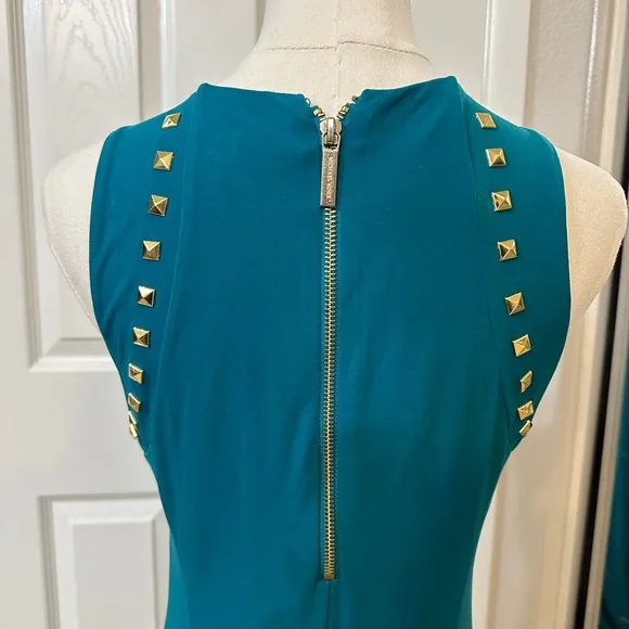 Michael Kors Deep Teal Studded Maxi