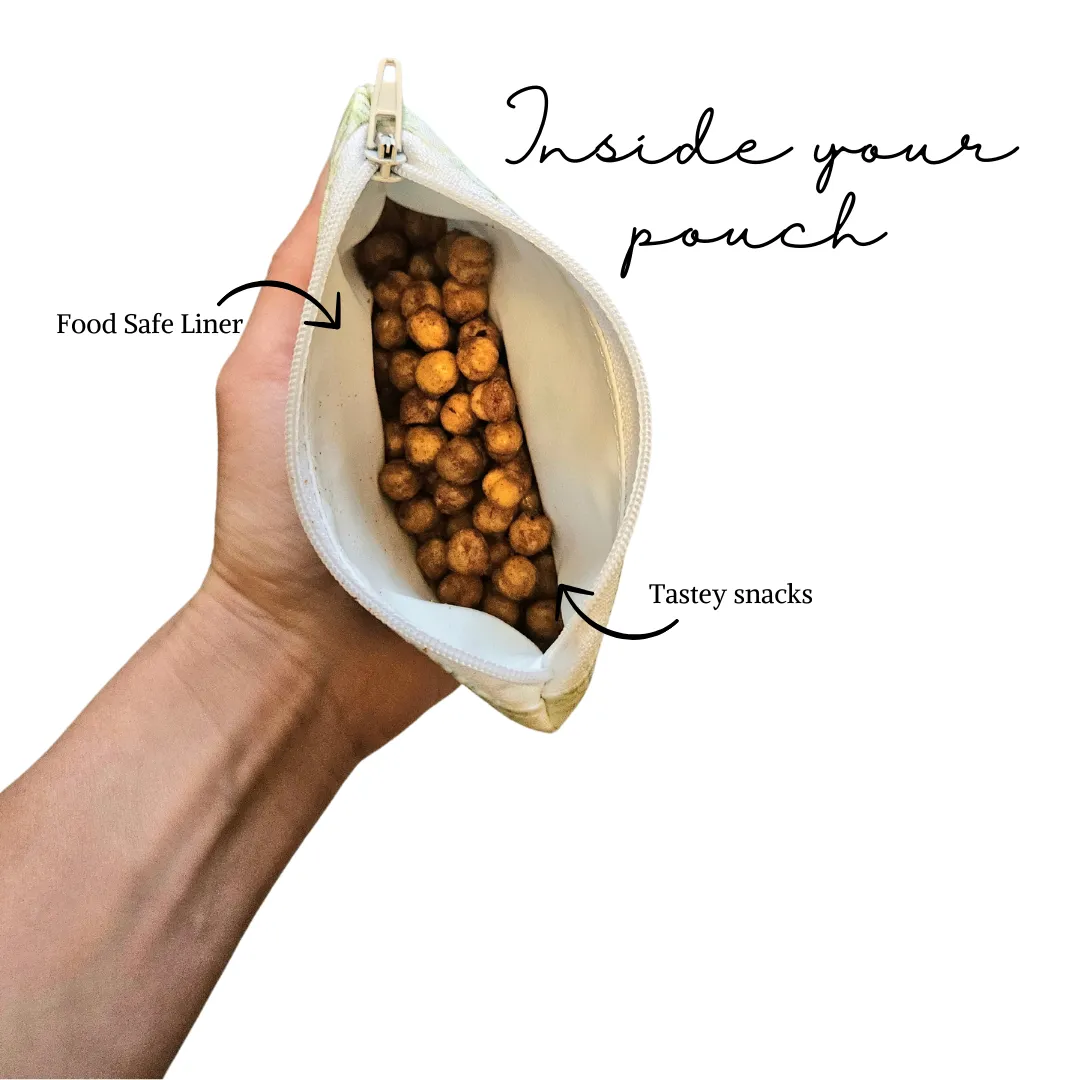 Midnight Garden Reusable Food Safe Pouch