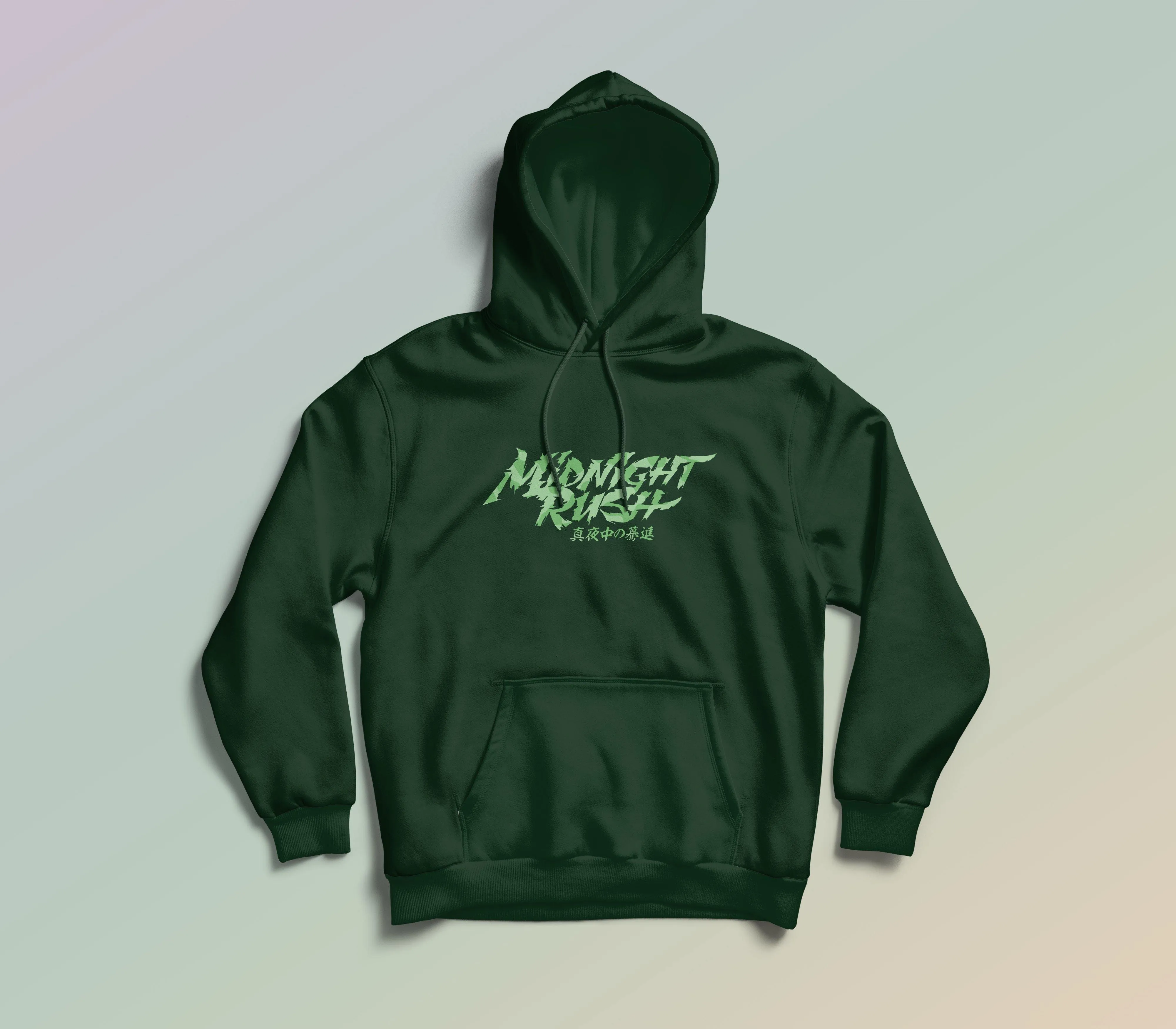 Midnightrush Forest Green Dragon Hoodie - LIMITED RELEASE