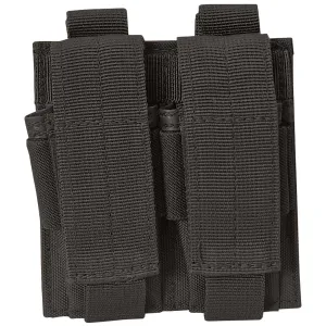 Mil-Tec Double Pistol MOLLE Mag Pouch Black