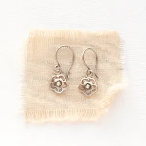 Mini Cactus Flower Charm Earrings