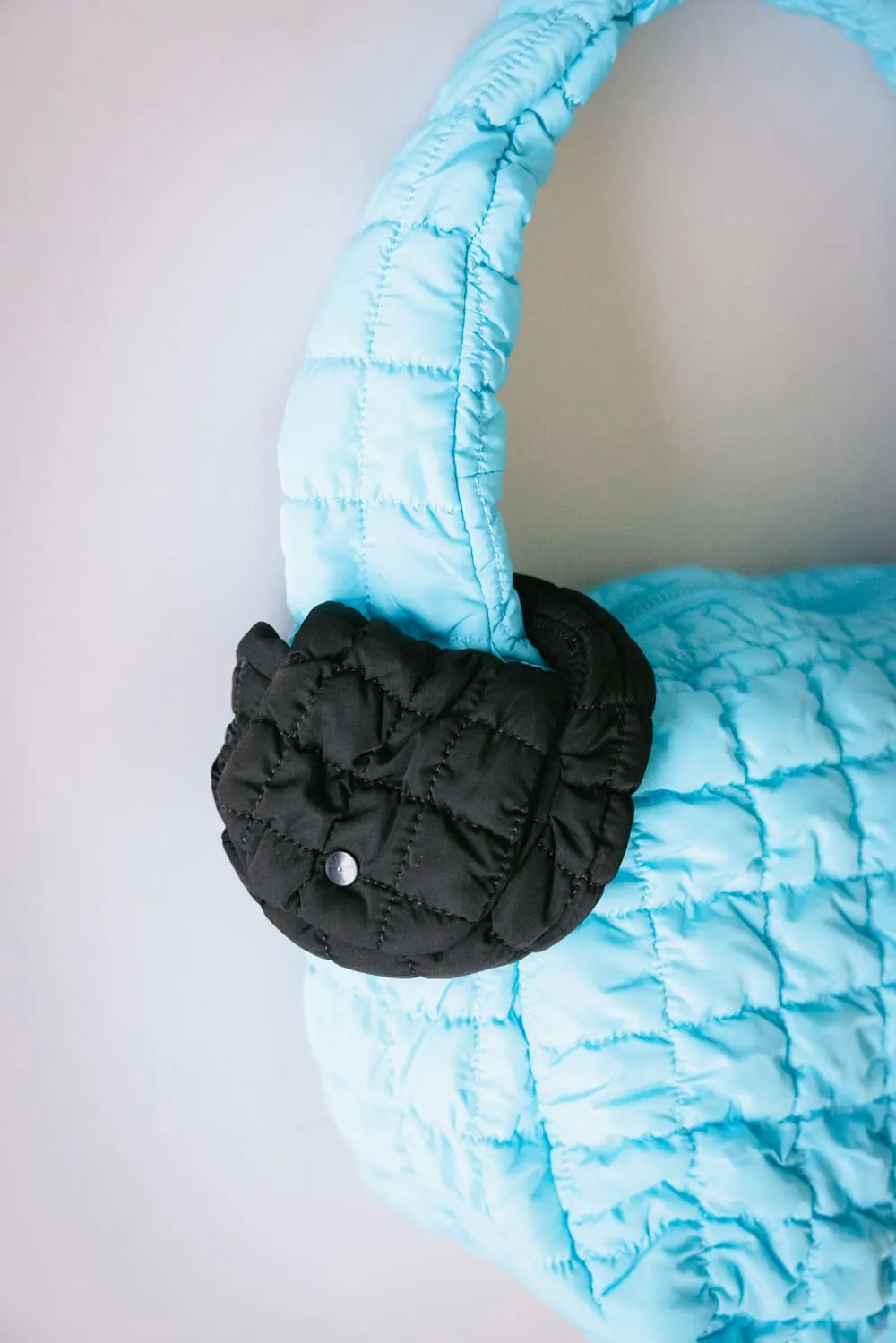Mini Puffer Bag Charm in Black | MP5003BLK