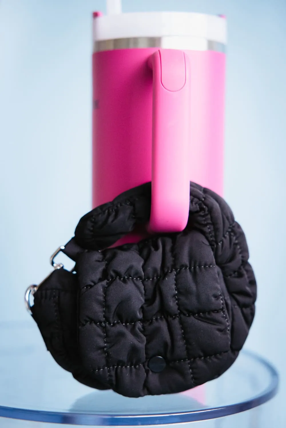 Mini Puffer Bag Charm in Black | MP5003BLK