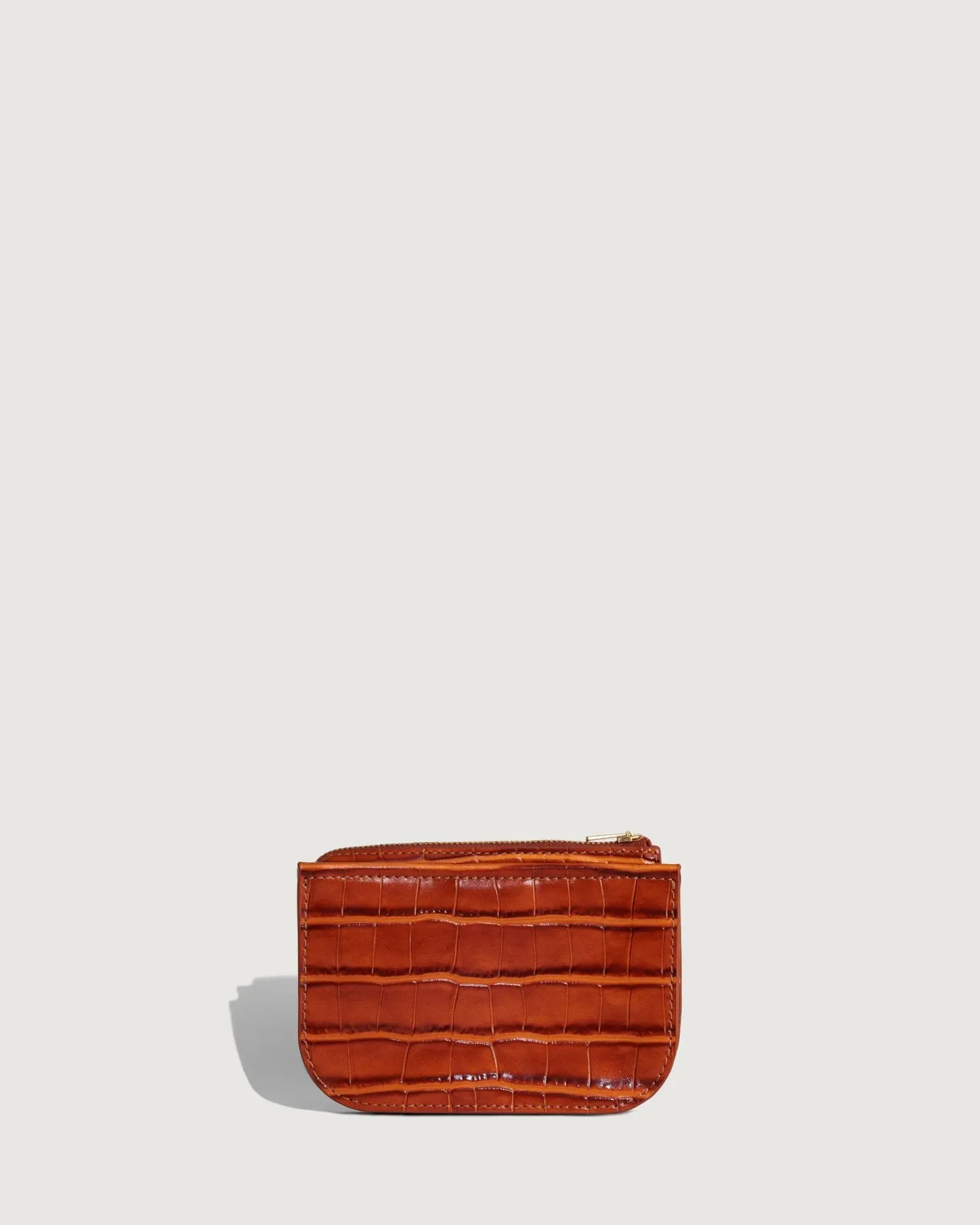 Mini Vi Pouch | Apricot Croc