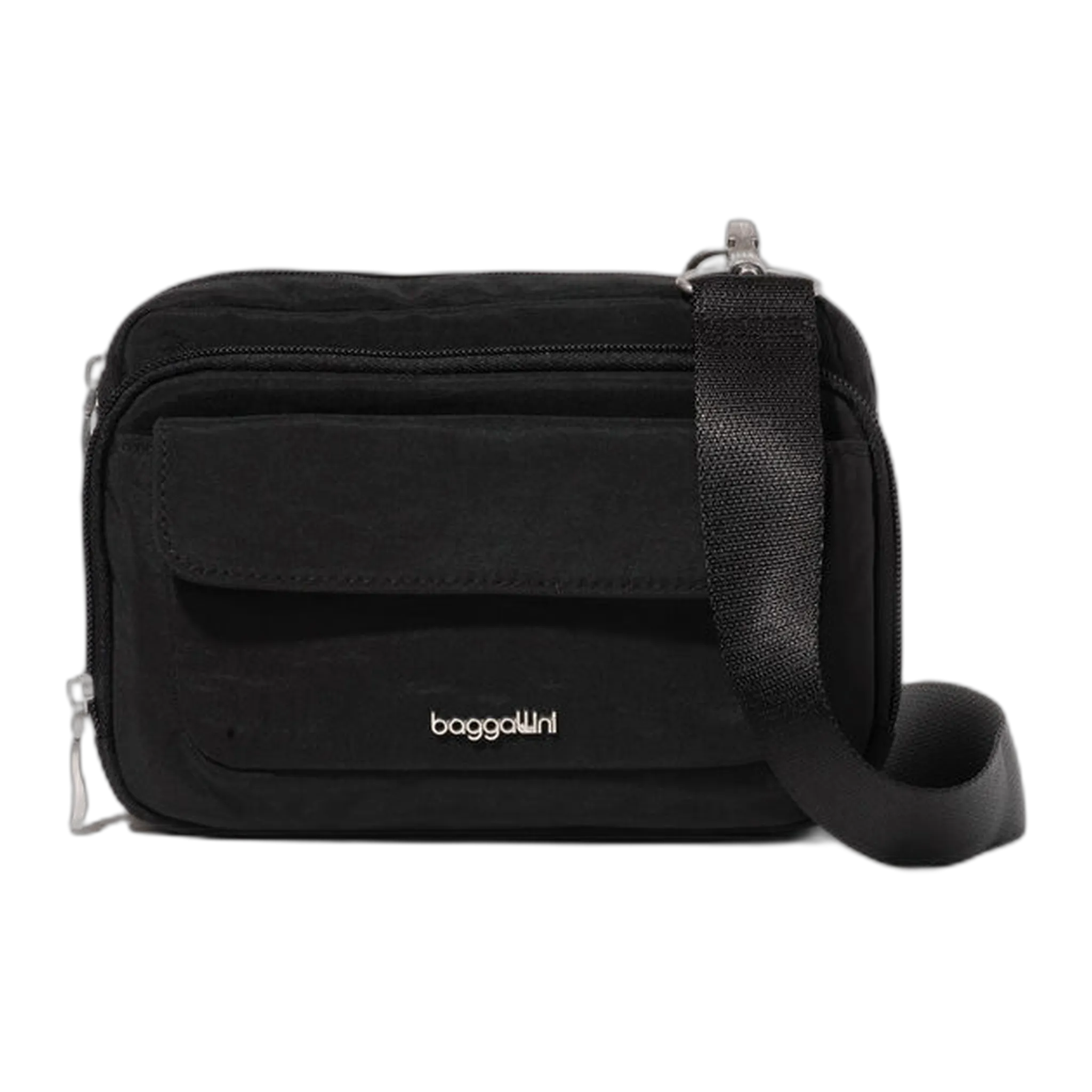 Modern Double Zip Crossbody