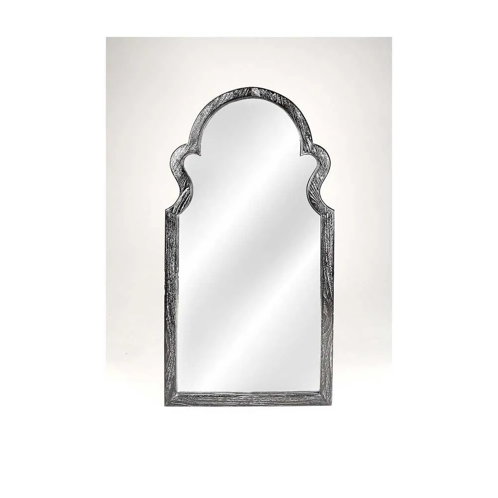 Modern Ethnic Mirror - Cerused Style