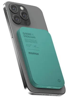Momax Q.Mag X [5000mAh] Magnetic Wireless Battery Pack