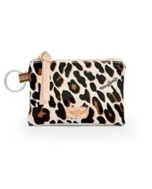 Mona Brown Leopard Teeny Pouch