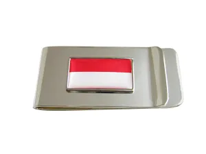 Monaco Flag Pendant Money Clip