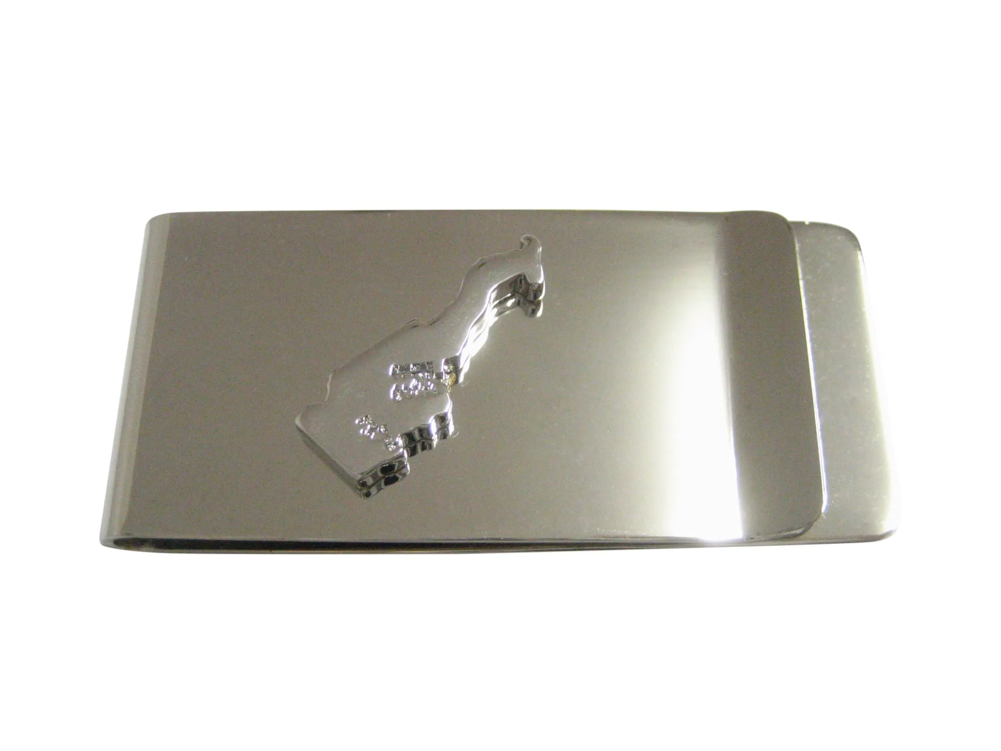 Monaco Map Shape Money Clip