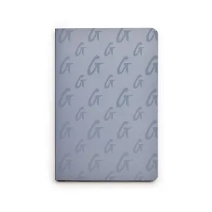 MONOGRAM NOTEBOOK - GRAY