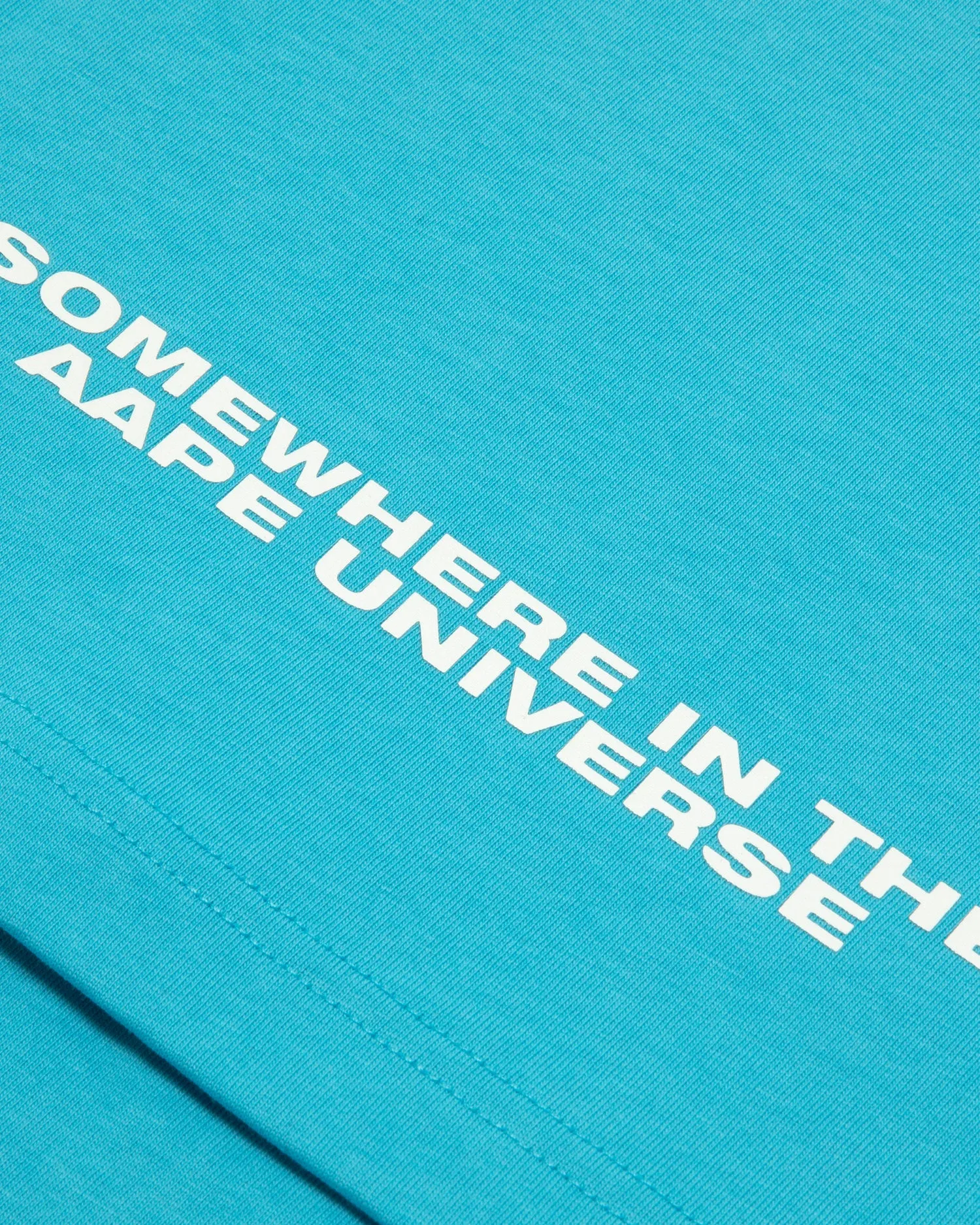 Moonface logo embossed tee
