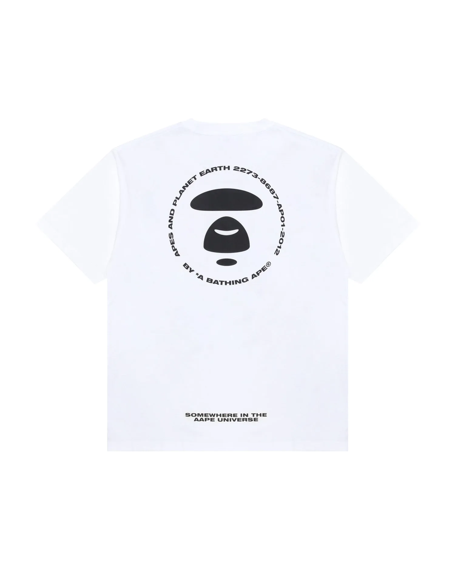 Moonface logo embossed tee