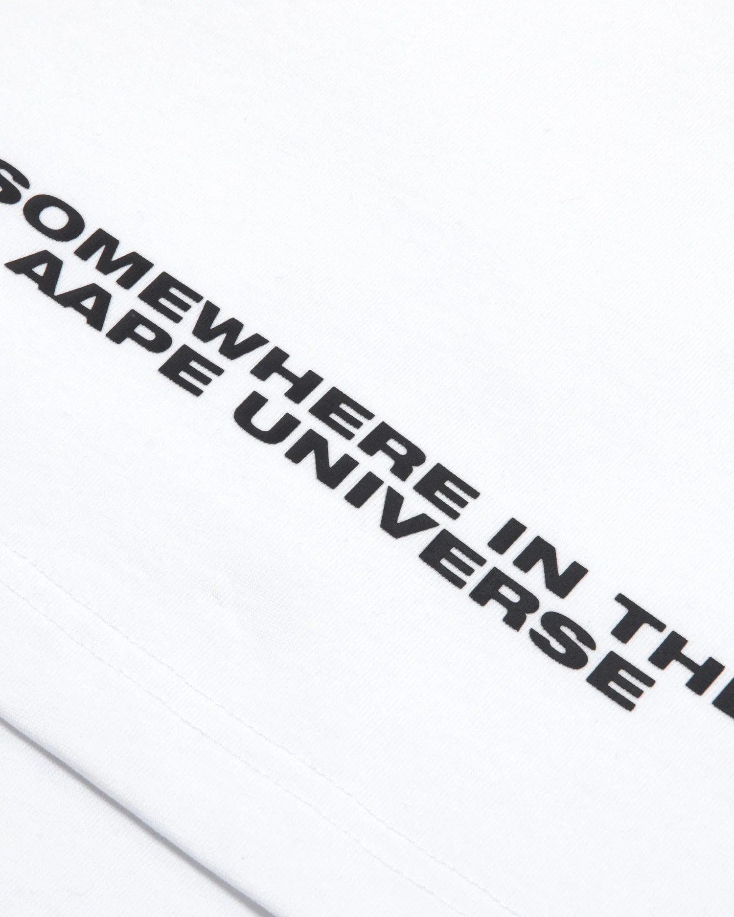 Moonface logo embossed tee