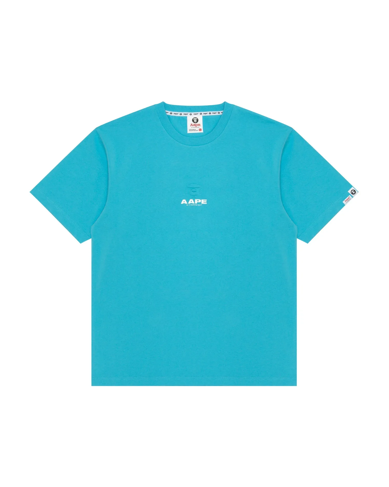 Moonface logo embossed tee