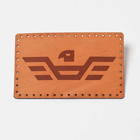 Moto Moda Leather Logo Patch