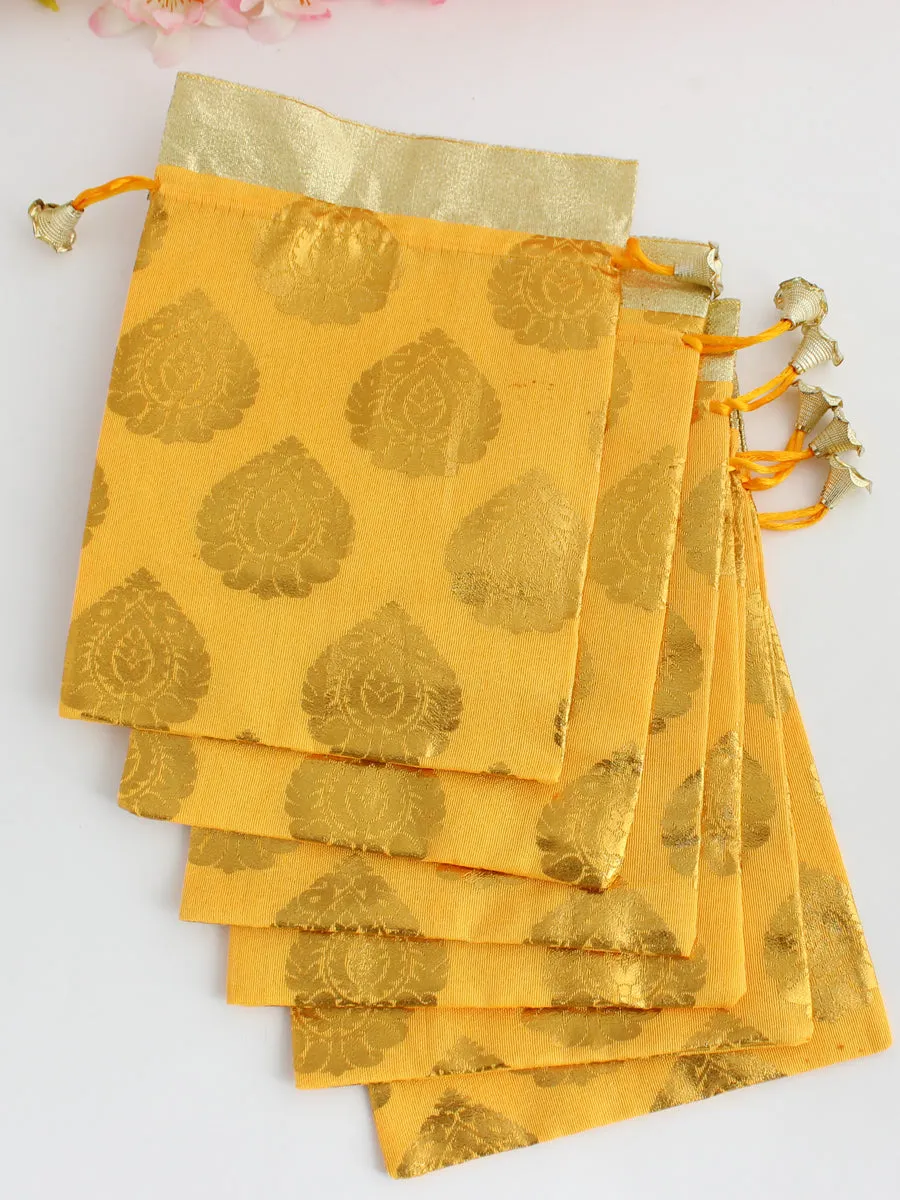 Multi Color Potli Bag / Wedding favors Pack of 6 pc