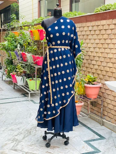 Navy Blue Festive Co-Ord
