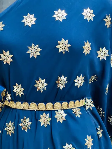 Navy Blue Festive Co-Ord