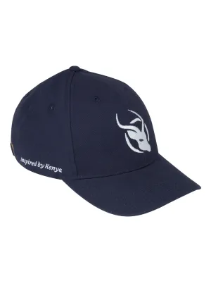 Navy Cap - Turquoise Kikoy Peak