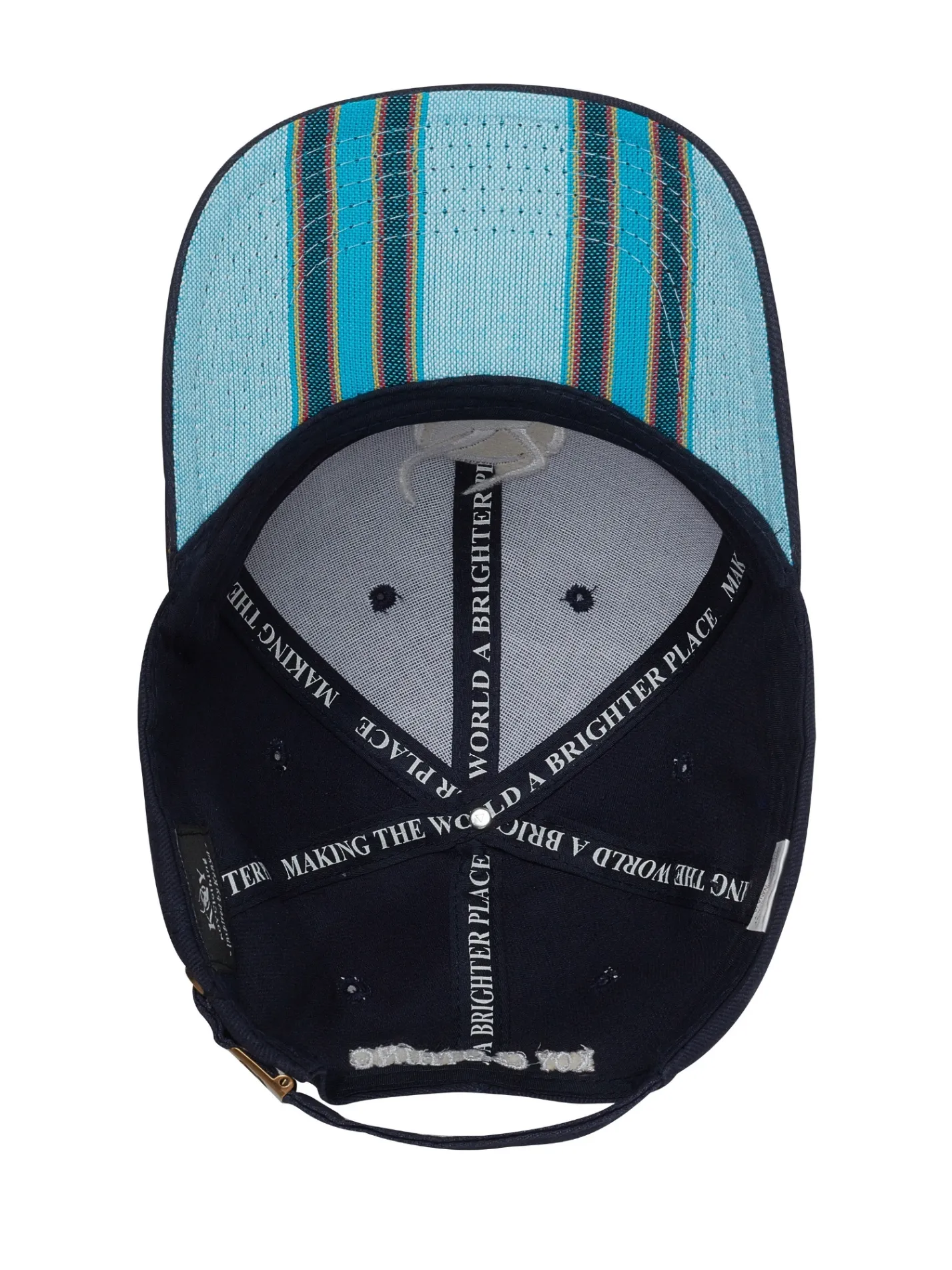 Navy Cap - Turquoise Kikoy Peak